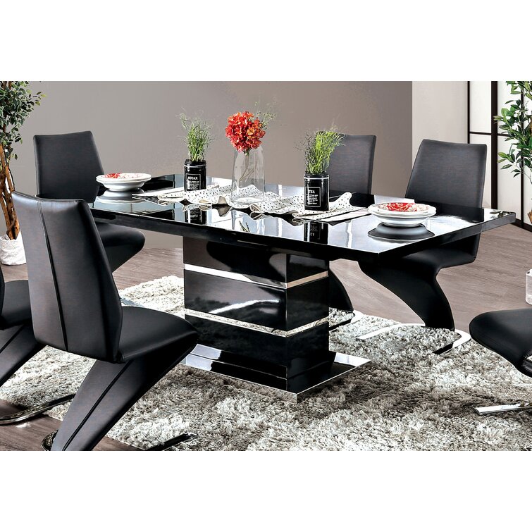 Wayfair black dining table new arrivals